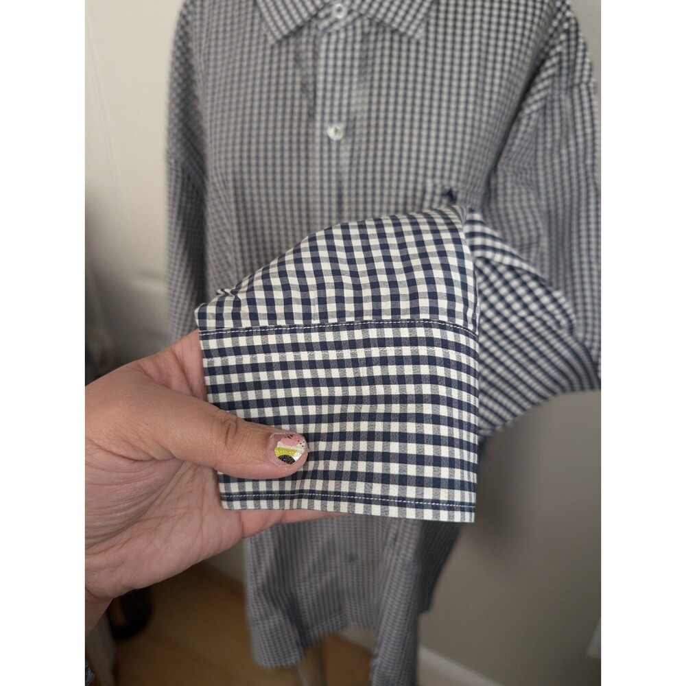 Tommy Bahama Men's Blue Gingham Shirt Newport Grazie 100% Pima Cotton Size XXL - Picture 4 of 11